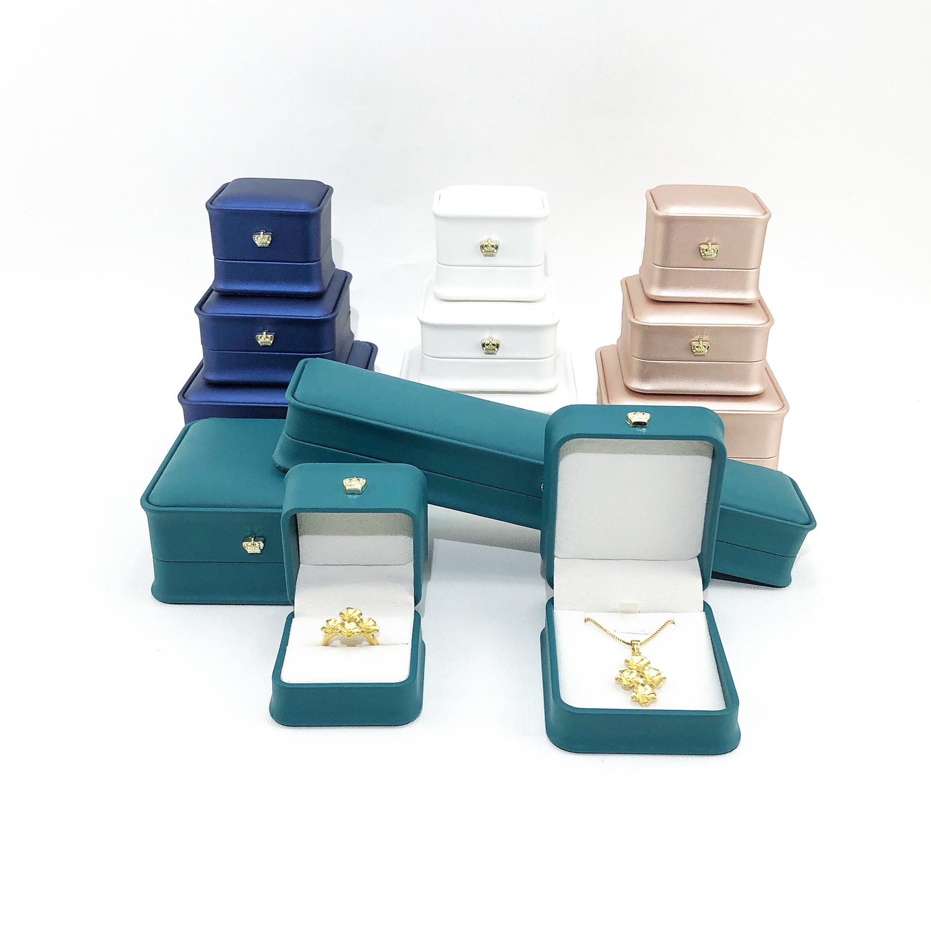 PU leather jewelry box 